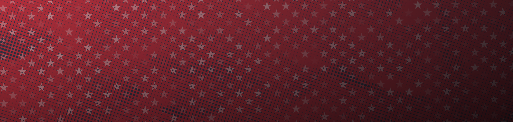 Grunge Red background with dots and stars
